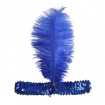 Flapper Headband Blue
