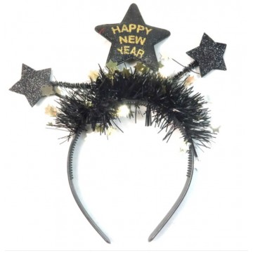 New Year Headband - Black