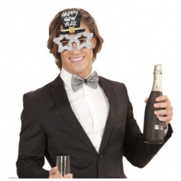 New Year Star Glasses - Silver