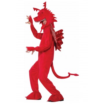 Plush Red Dragon
